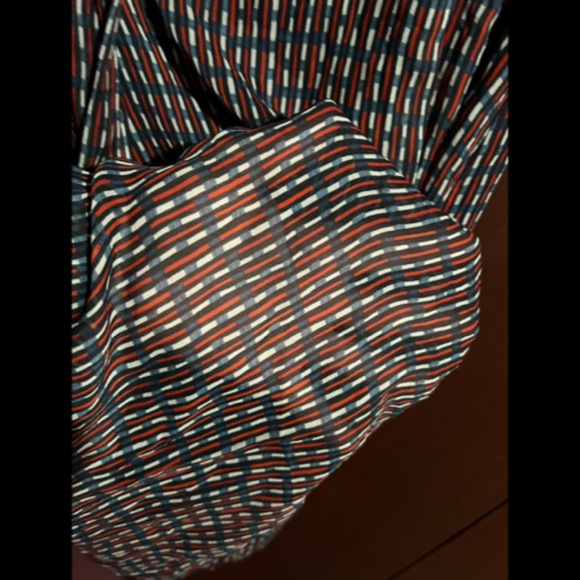 Lenon x Anthropologie Matilda Plaid/Checkered Faux Wrap Ciffon Dress Size XS - Picture 9 of 16